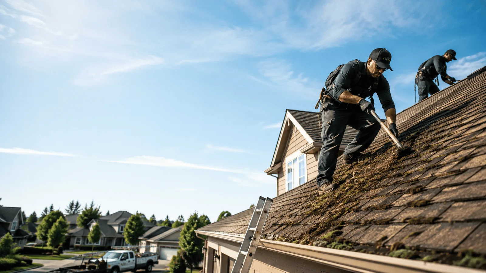 Roof Moss Removal in Rothschild, WI near me